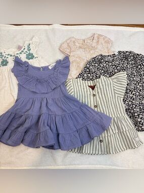 Rachel Zoe Mango 7 For All Mankind Lot of Designer Toddler Dresses 18-24 mo 2T